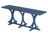 U-Style 59.8'' Wooden Console Table with Oak Veneer Top,Farmhouse Entryway Table with Rubber Wood N711P295300V