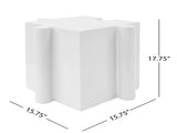 Puzzle Art Side Table, Modular Convex Edge MGO Table - Buy Singles or Combine for Custom Layouts, N770P347931W