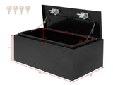 30 "Aluminum Five Pattern Toolbox Double Lock Black 25060556