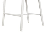 Rowan 27.5" Rope Barrel Low Back Patio Counter Stool, Set of 2, Optic White Acrylic B2719P245992