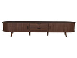 70 Inch Mid Century Modern TV Stand, TV Stand for 80 Inch TV, TV Stand with Tambour Doors, Drawers 26993441
