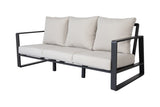 Three-person sofa rectangular coffee table, light brown cushions YB15052 B120P293358