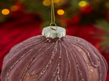 6PCS Set 3.9" Christmas Ball Ornaments Glass Hanging Decor for Holiday Tree Party Decor Vibrant 75322668