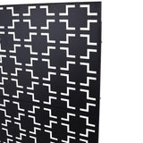 Outdoor & Indoor Privacy Metal Privacy 76" H48" W, Freestanding Decorative Privacy W465P193205