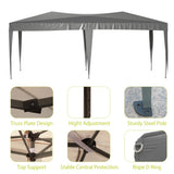 ZNTS 10'x20' EZ Pop Up Canopy Outdoor Portable Party Folding Tent with 6 Removable Sidewalls Carry Bag W1212P146439