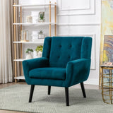Modern Soft Velvet Material Ergonomics Accent Chair Living Room Chair Bedroom Chair Home Chair With W67634089