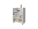 White Bookcase with Six Shelf B062P252202