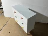 Kids 3 Drawer Dresser, Baby Nightstand for Bedroom, Storage Cabinet for Toddler Child for Living W808P264698