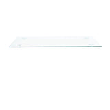 Modern minimalist rectangular glass table accessories, transparent glass countertop W210112651