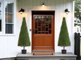 6FT Artificial Conical Topiary Trees UV Resistant Faux Cedar Bushes and Evergreen Shrubs, Fake W2945P279021