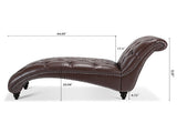 Tufted Armless Chaise Lounge W68039273