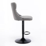 Furniture,Swivel Velvet Barstools Adjusatble Seat Height from 25-33 Inch,17.7 inch base, Modern 37443239