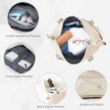 Luggage Sets 4 Piece, ABS Durable Suitcase with Travel Bag, Cup Holder, ABS Hard Shell Luggage with N726P296017R