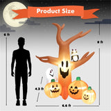 8-foot Halloween inflatable pumpkin 60770082