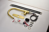 Touch Kitchen Faucet with Pull Down Sprayer-Brushed Gold 12755928