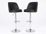 Bar Stools Set of 2 360&degCounter Height Swivel Stool W2200P243033