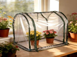 28.94"x21.46"x27.76" Tabletop Mini Greenhouse, Compact Mini Greenhouse with Zippered Door, No-Tool 41232409