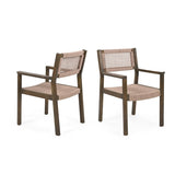 BRAIDED DINING CHAIR Light Brown N779P202840G