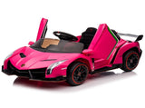 Lamborghini Poison Small Dual Drive 12V 4.5AH with 2.4G Remote Control Sports Car Pink 61417908