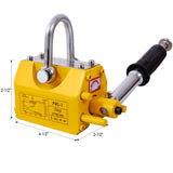 Permanent Magnetic Lifting with Release, 220 lbs/100kg Heavy Duty Magnet, 2.5 Safety Factor, W465P170804