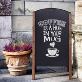 Outdoor BillboardSidewalk Signage Chalkboard 17.7" x 15.0" x 31.5" 08153795