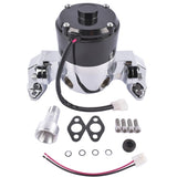 Chrome High Flow Electric Water Pump Fits for SBC Small Block Chevy 283 327 350 400 V8 8010C 64425819