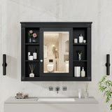 35'' x 28'' Wall Mounted Bathroom Storage Cabinet, Medicine Cabinet, Modern Bathroom Wall Cabinet N710P197128B