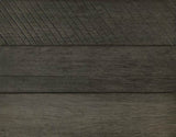 Contemporary Three-Tone Gray Finish Chest of Drawers Perched atop Metal Legs Acacia Veneer Modern B01146550