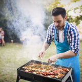 Portable BBQ Barbecue Grill Foldable Charcoal Grill Camping Garden Outdoor Travel 40376126