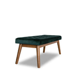 Delilah Modern Bench - Green Velvet B183P301084
