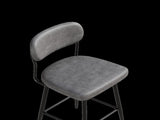 360 &deg Rotating Bar Chair Bar Stool bar stools set of 2 piece set with leather cushions and iron W1727P251186