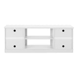 Modern Farmhouse TV Media Stand, Large Barn Inspired Home Entertainment Console, for TV Up to 70'', W1758P147681