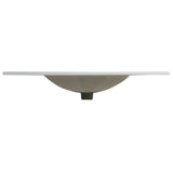 36 Inch Ceramic Sink For Bathroom Vanity,Top sink only W1972P222771