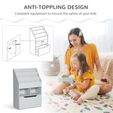 Kids Shelf Book/Storage Cabinet-Gray 65235824
