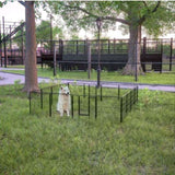 ZNTS Dog Pens Outdoor 32" Height Foldable 16 Panels Heavy Duty Metal Portable Dog Playpen Indoor W1422112803