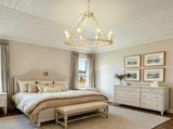 23.62 INCH Wagon Wheel Chandelier Modern Small Round Chandelier for Living Room Kitchen Island Foyer W5008P543811
