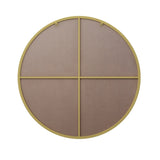 Wall Mirror 36 Inch Gold Circular Mirror Metal Framed Mirror Round Vanity Mirror Dressing Mirror, W1435127089