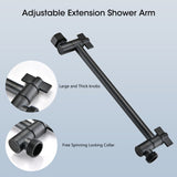 Shower Head, 10 Inch High Pressure Rainfall Shower Head/Handheld Shower Combo with 11 Inch Extension W121960165