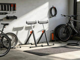 2 Pack Folding Roller Stand 27 to 43 Inch Adjustable Height Polished Steel Roller Head 05932922