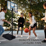Basketball Hoop Adjustable Height 4.74-10 FT, Portable Basketball Stand for Outdoor&Indoor W2031P281101