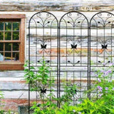 4 Pack Metal Garden Trellis 86.7" x 19.7" Rustproof Trellis for Climbing Plants Outdoor Flower W1586P151254