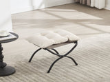 Lazy Chair with Ottoman, Modern Lounge Accent Chair with Armrests and a Side Pocket, Leisure W640P271553
