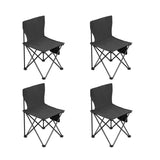 ZNTS 4 Pack Folding Chairs with Carrying Bag, Lawn Chairs Camp Chair Beach Chair Portable Folding 05771234