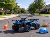 12V Ride on ATV, 4 Wheeler Kids with Dual Motors, Soft Start, Battery Display, Music & Lights, 21480263