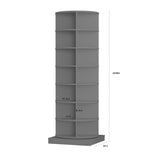 new 360 gray rotating shoe cabinet with 7 layers can accommodate up to 28 Paris shoes W1320P156771