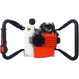 V-Type 52CC 2 Stroke Gas Post Hole Digger One Man Auger EPA Machine Plant Soil Digging Fence,red W465109906