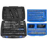 Black Hand Tool Box with Toolset 266Pcs W1102P163240