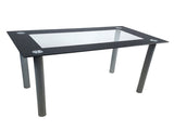 110cm Dining Table Tempered Glass Dining Table 84545384
