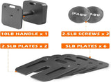 Adjustable Single Dummbbell Or Dumbbells Single Single 50LB Square Dumbbell 9 in 1 Free Weights for 69870707