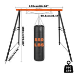 Porch Swing Frame, 550lbs Weight Capacity Swing Stand, Heavy Duty A-Frame Swing, Swing Stand Frame 32920796